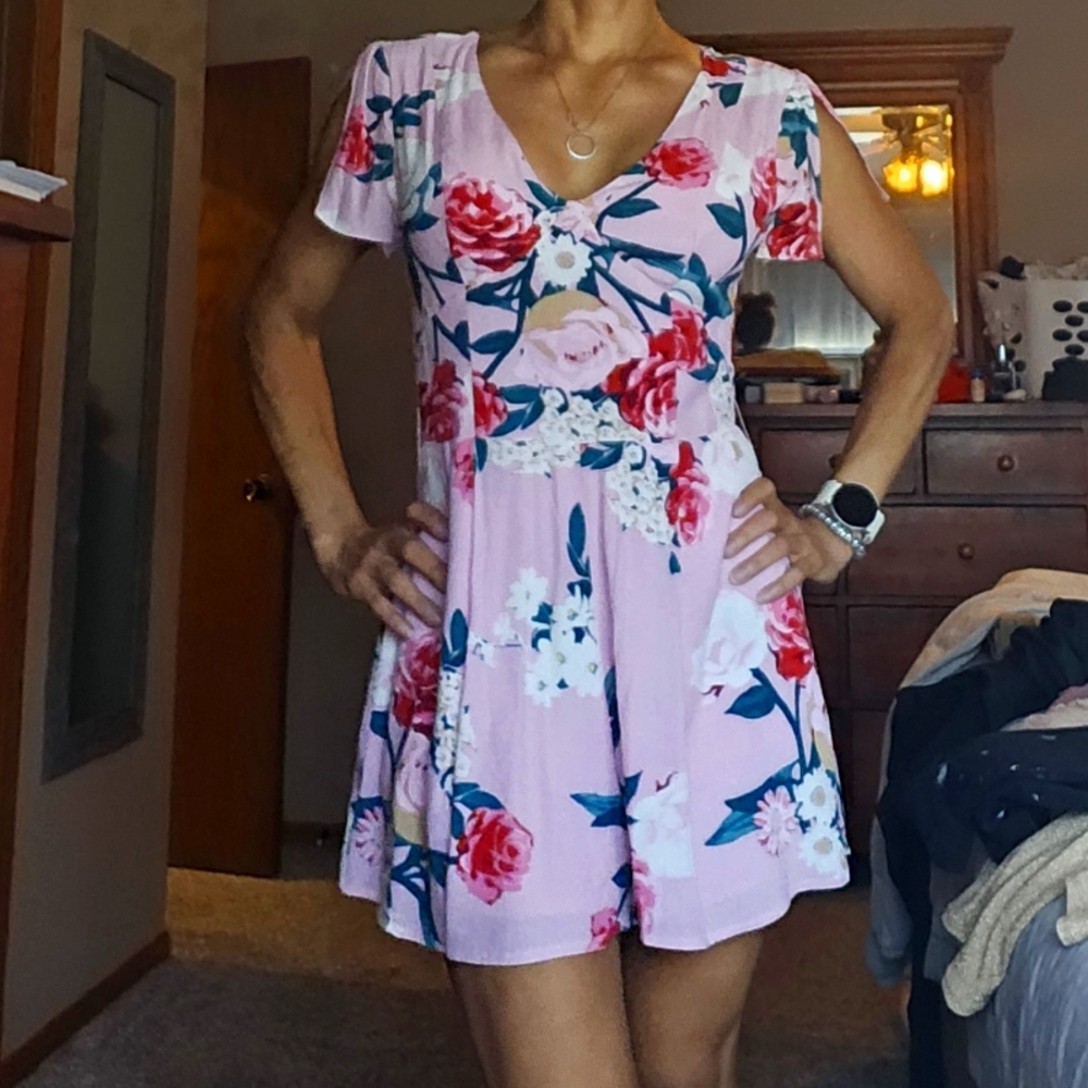 Sensual Floral Romper